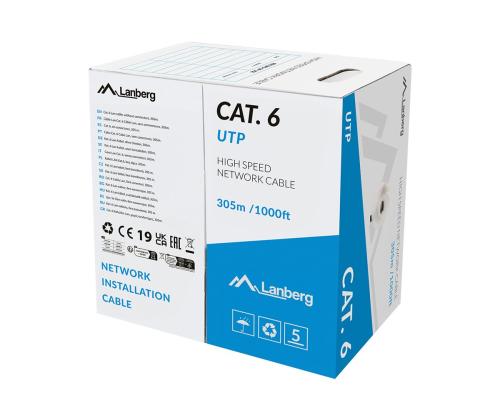 LANBERG LAN cable Cat.6 UTP 305m solid
