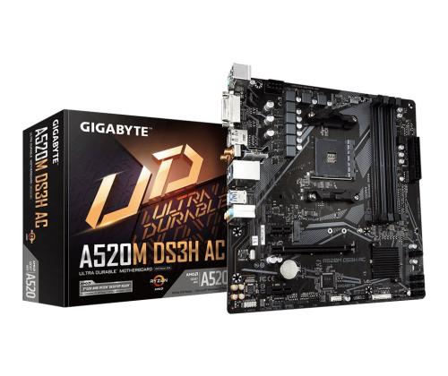 GIGABYTE A520M DS3H AC AM4 1xHDMI 1xDP