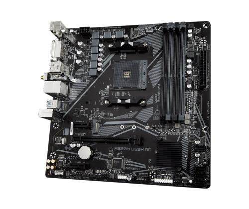 GIGABYTE A520M DS3H AC AM4 1xHDMI 1xDP