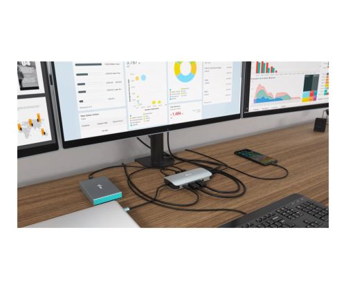 I-TEC USB-C Metal Nano Dock 3xDisplay+PD