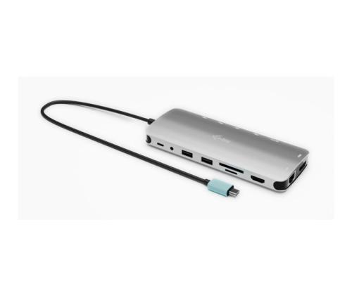 I-TEC USB-C Metal Nano Dock 3xDisplay+PD