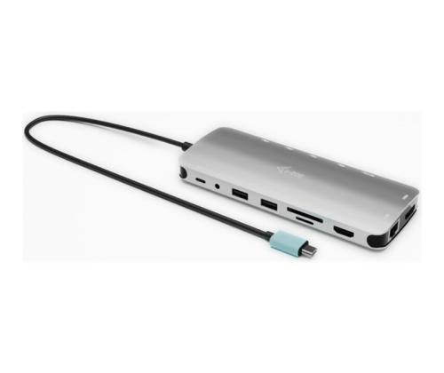 I-TEC USB-C Metal Nano Dock 3xDisplay+PD