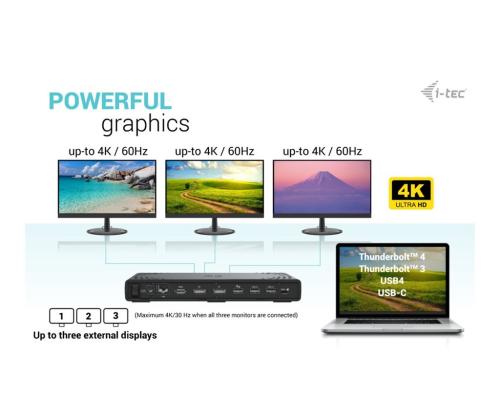 I-TEC USB-C Tripledock PD 100W