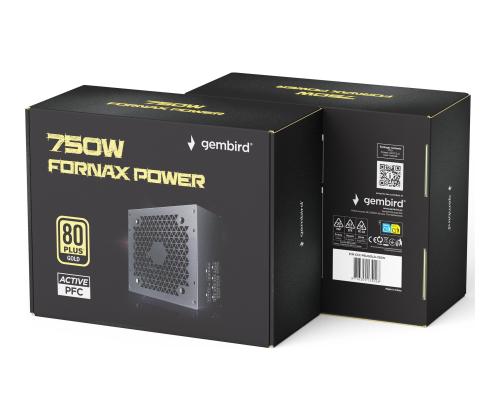 GEMBIRD Power supply unit 750W active PF