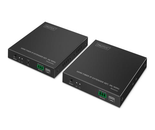 DIGITUS HDMI Fiber Extender Set 4K/60Hz