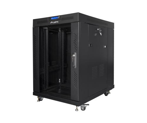 LANBERG rack cabinet 15U 600x800 glass