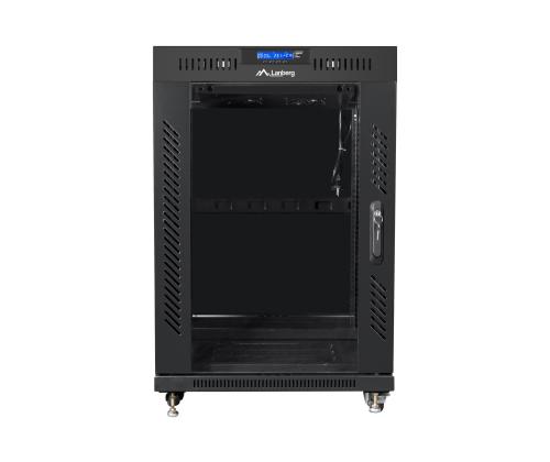 LANBERG rack cabinet 15U 600x800 glass