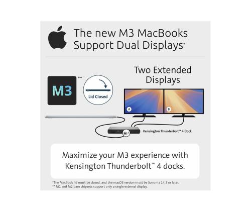 KENSINGTON SD5760T Thunderbolt 4 Dual 4K