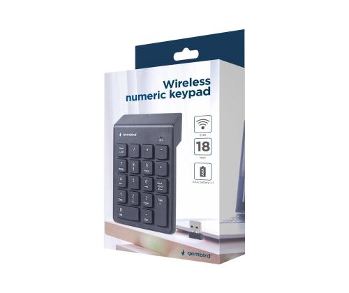 GEMBIRD KPD-W-02 Wireless numeric keypad