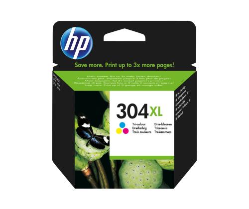 HP 304XL Tri-color Ink Cartridge