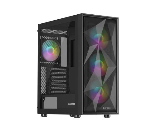 NATEC Genesis PC Case Diaxid 605 black