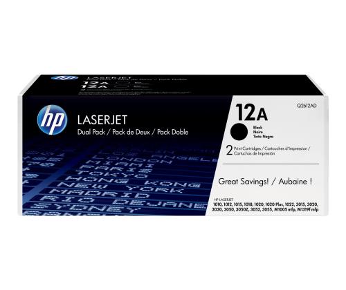 HP Toner 12A black 2-pack HV