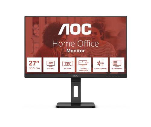AOC Q27E3UMF 27inch QHD VA Monitor