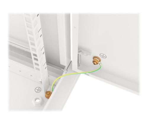 LANBERG Wall mount 19in 12U 600x600 grey