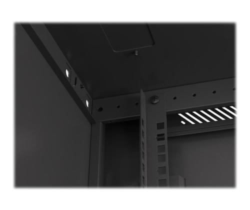 LANBERG Wall mount 19i 12U 600x600 black