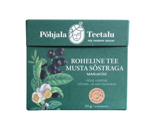 Marjatee PÕHJALA TEETALU roheline tee mustsõstraga 10 tk