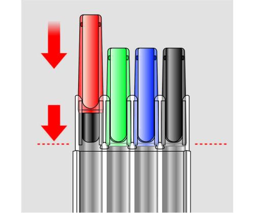 Markerite komplekt STAEDTLER Lumocolor 311F vee baasil 4 värvi