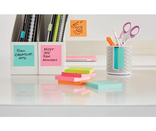Märkmekuup 76x76mm POST-IT 2028NP neoontoonid 450 lehte