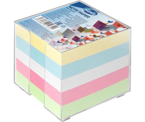Märkmekuup FORPUS 85x85mm värvilised lahtised lehed 800 lehte