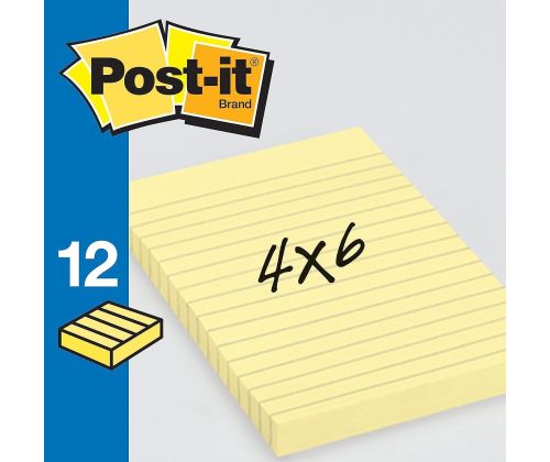Märkmepaber 102x152mm POST-IT T660 jooneline 100 lehte