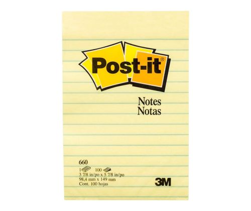 Märkmepaber 102x152mm POST-IT T660 jooneline 100 lehte