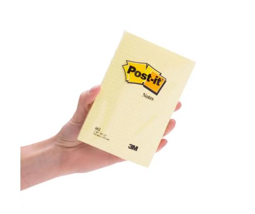 Märkmepaber 102x152mm POST-IT T662 ruuduline 100 lehte