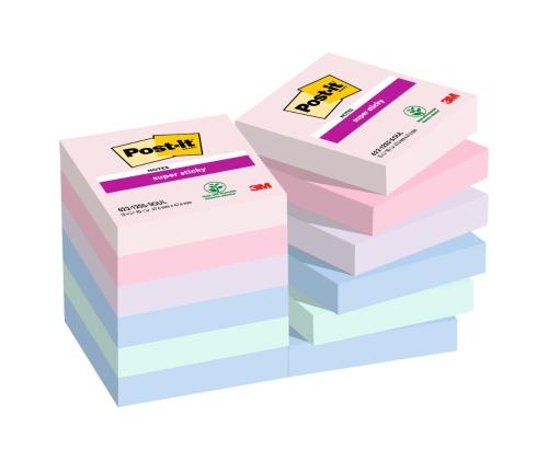 Märkmepaber 47x47mm POST-IT 62212SOU Soulful 12x90 lehte