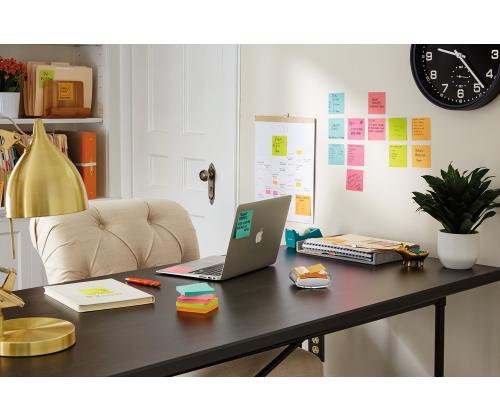 Märkmepaber 76x127mm POST-IT Super Sticky Cosmic 6x90 lehte