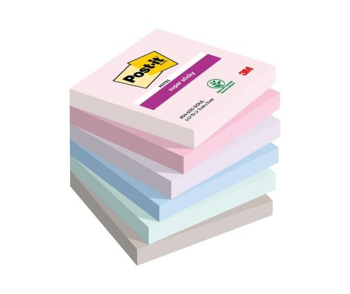 Märkmepaber 76x76mm POST-IT 654 Soulful 6x90 lehte