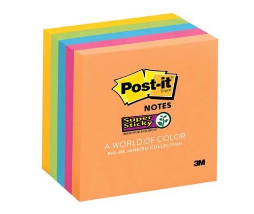 Märkmepaber 76x76mm POST-IT 654 SS Boost 5x90 lehte