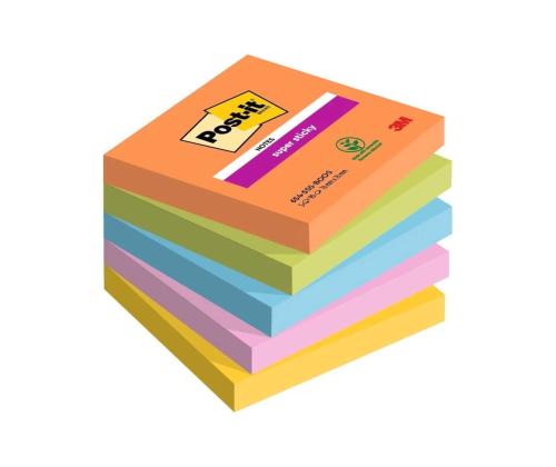 Märkmepaber 76x76mm POST-IT 654 SS Boost 5x90 lehte