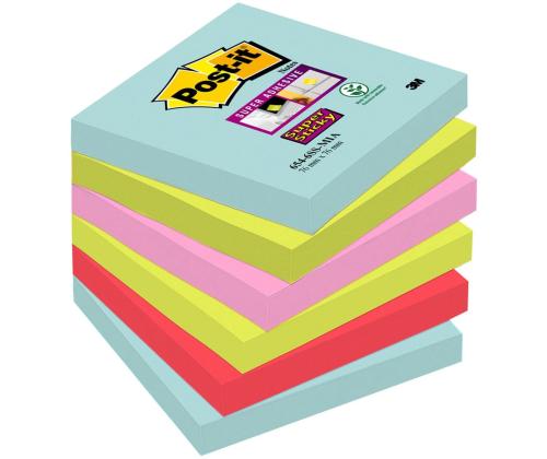 Märkmepaber 76x76mm POST-IT 654 SS Cosmic 6x90 lehte