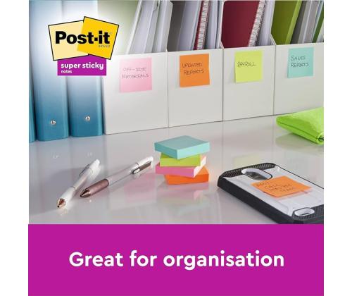 Märkmepaber 76x76mm POST-IT 654 SS Cosmic 6x90 lehte