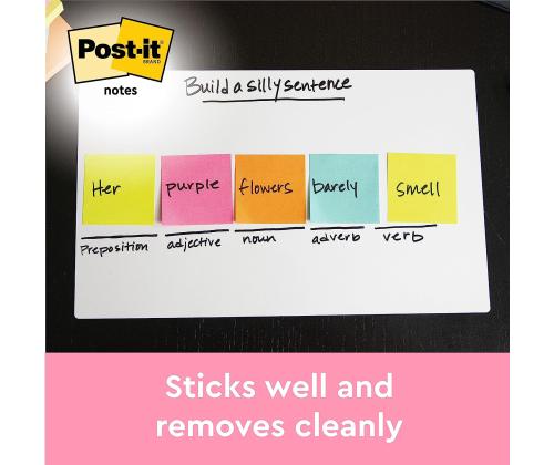 Märkmepaber 76x76mm POST-IT Z-notes R330 kollane 12x100 lehte