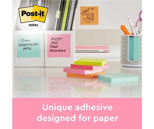 Märkmepaber 76x76mm POST-IT Z-notes R330 kollane 12x100 lehte