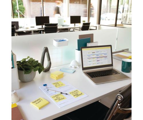 Märkmepaber 76x76mm POST-IT kanaari kollane 12x100 lehte + 12 pk TASUTA