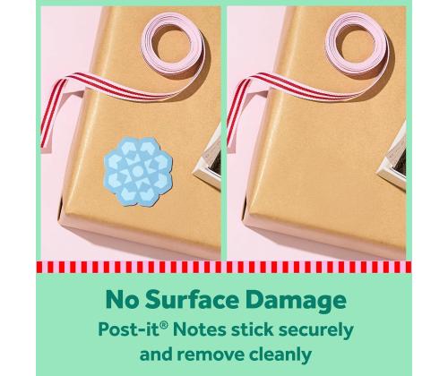Märkmepaber POST-IT Jingle Lumehelbeke 50 lehte
