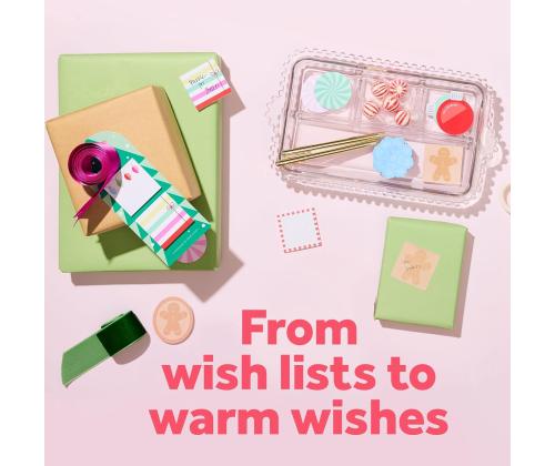 Märkmepaber POST-IT Jingle Lumehelbeke 50 lehte