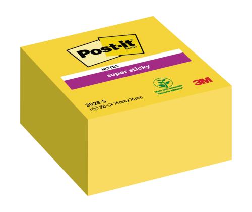 Märkmepaber POST-IT Super Sticky Notes, Cosmic Colour Collection, 47.6 mm x 47.6 mm, 90 lehtepakis, 12 PadsPack, Cardboard Pack