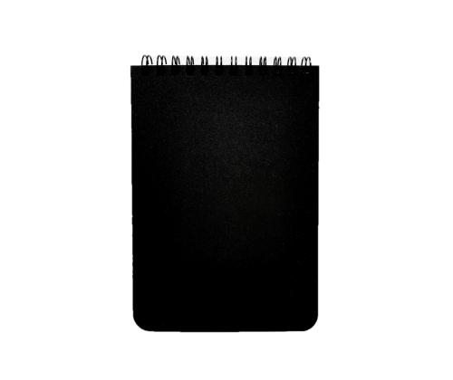 Märkmeplokk spiraalköites A7 SMLT ruuduline 60 lehte plast must