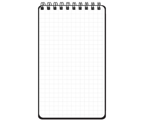 Märkmeplokk spiraalköites A6 MEMO ruuduline värvivalik 60 lehte