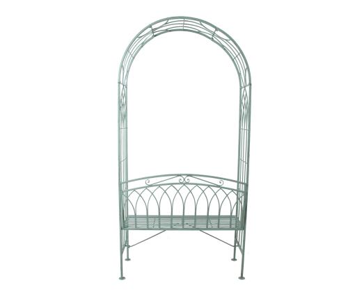 Pink MINT kaarega, antiikroheline, 103x48xH211cm, sepistatud metall