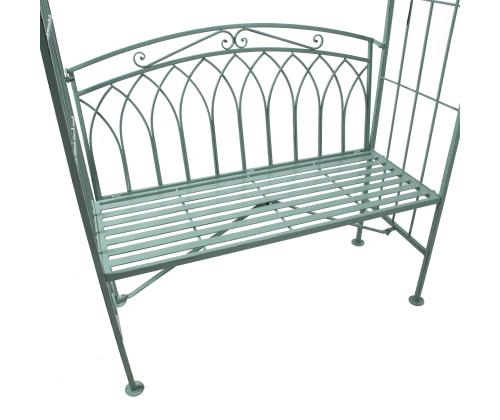 Pink MINT kaarega, antiikroheline, 103x48xH211cm, sepistatud metall