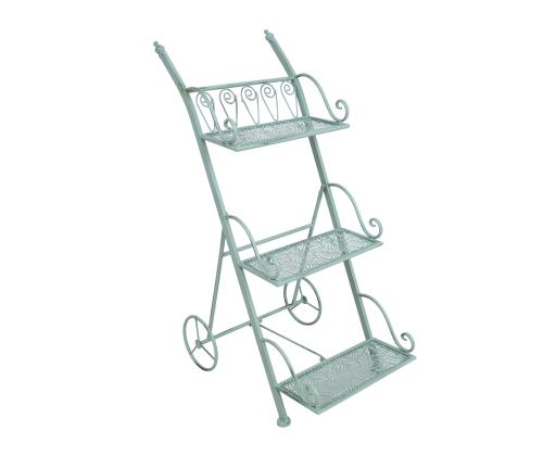 Riiul MINT 34x50xH81cm, antiikroheline, sepistatud metall