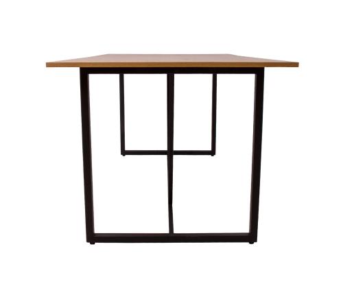 Söögilaud AMSTERDAM 160x90xH75cm, tamm/must