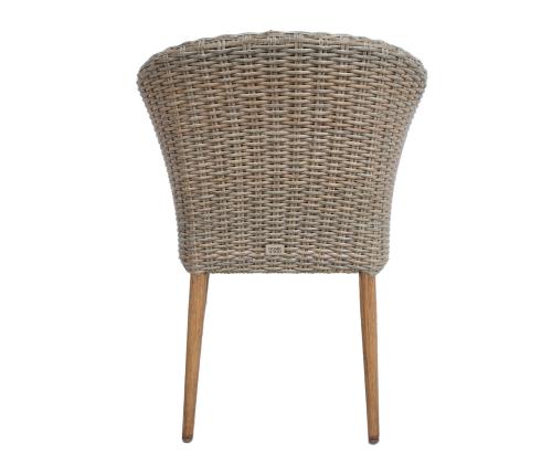 Tool NORWAY beež 61x62xH76cm, alumiiniumraam, kunstrotang