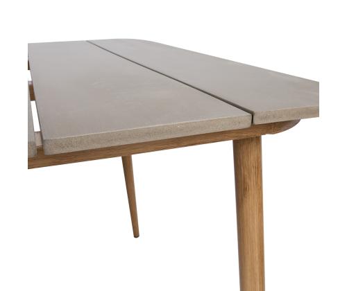 Laud NORWAY 147x90xH73cm, beež, alumiinium