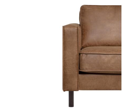 Diivan LUCAS 3-kohaline, pruun, 219x90xH79cm