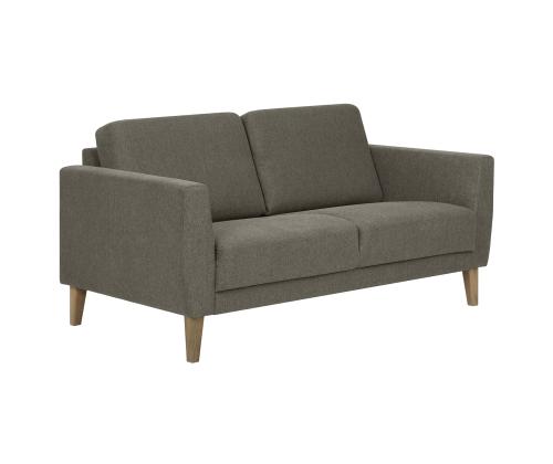 Diivan LANDO 2-kohaline, tumebeež, 158x89xH80cm