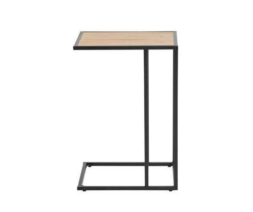 Abilaud sülearvutile SEAFORD, 43x35xH63cm, lauaplaat: lamineeritud kattega mööbliplaat, värvus: tamm, raam: must metall